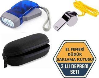 Findit Pilsiz El Feneri Düdük Deprem Seti