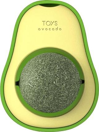 Catnipli Yenilebilir Kedi Nanesi Otu Oyun Topu Oyuncağı Top Oyuncak Kedi Yalama Topu Avokado