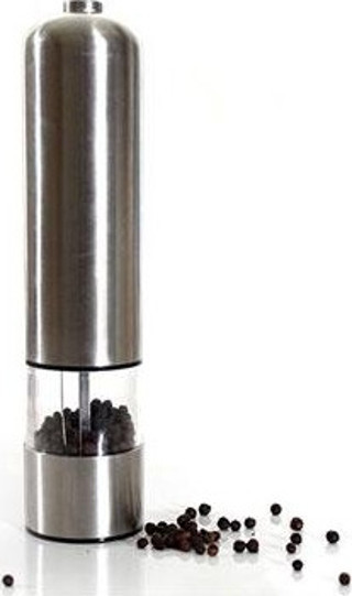 Büro Ev Ofis Mutfağı için Otomatik Pilli Öğütücü Işıklı Tuz Karabiber Baharat Değirmeni