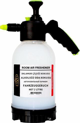 Ihlamur Çiçeği Kokusu Alkolsüz Oda Parfümü, 2 Litre Pompalı Ortam Kokusu Araç, Ev ve İşyeri Kokusu