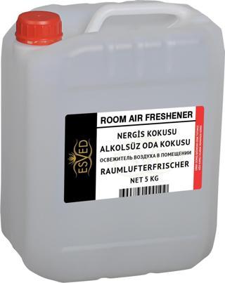 Nergis Kokusu Alkolsüz Oda Parfümü, Ortam Kokusu, Araç ve Ev Kokusu 5 Litre