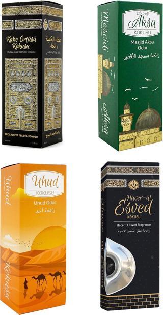 Kabe Örtüsü Kokusu Mescidi Aksa Kokusu Uhud Kokusu ve Hacerül Esved kokusu Sprey 400 Ml.
