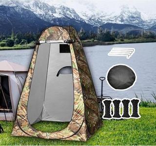 Kamp Çadırı Plaj Duş Wc Sahil Giyinme Çadırı 120x120×190 Portatif Çadır Giyinme Çadırı Asker Yeşil