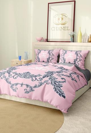 Marka Nevresim Takımı Çift Kişilik Pamuklu Saten Kumaş 6 Parça 3D Dijital Baskı Duvet Cover Set Mode