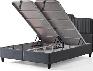 Menekşe Çift Kişilik Sandıklı Baza Başlık