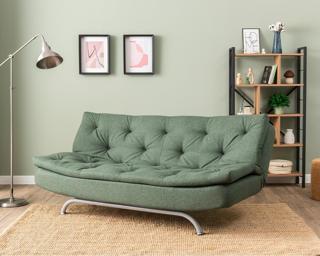 Pafu Rivo Üçlü Yataklı Koltuk - Keten Haki