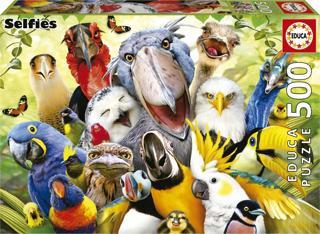 500 Parça Kuş Selfiesi Puzzle - Watch The Birdie - 19622