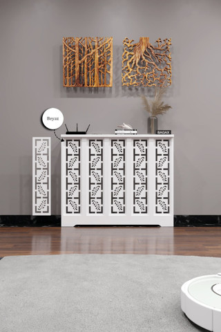 Bagax Assos Model, Beyaz Renk, 96 Cm Petek Kaplama, Dresuar