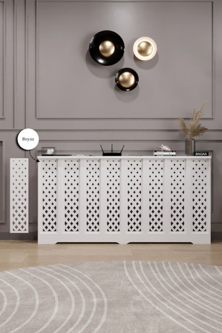 Bagax Sümela Model, Beyaz Renk, 156 Cm Petek Kaplama, Dresuar