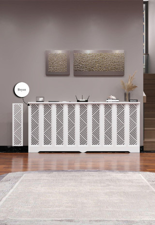 Bagax Gordion Model, Beyaz Renk, 176 Cm Petek Kaplama, Dresuar