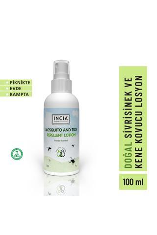 INCIA Sivrisinek ve Kene Kovucu Sprey Losyon Nemlendirici Tüm Vücut İçin 100 ml