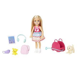 Barbie Seyahatte Chelsea Bebek ve Aksesuarları HJY17, Çocuklar İçin Barbie Bebek ve Aksesuarları