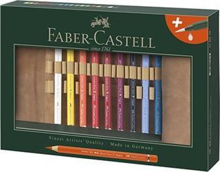 Faber-Castell Albrecht Dürer Aquarel Boya Kalemi 18 Renk Deri Kalemlikli Set