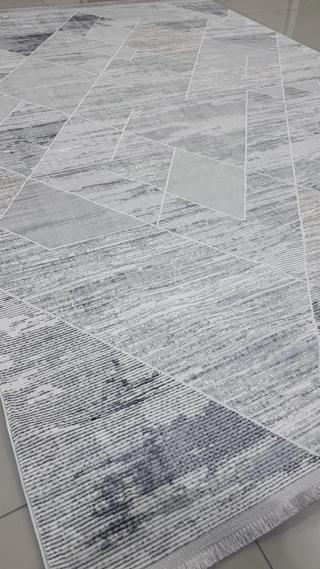 Safyün Halı Kadife KF446 Gri 200 X 290