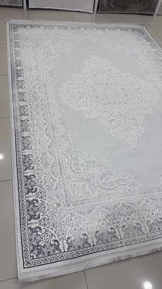 Safyün Halı Kadife KF505 Gri 200 X 290