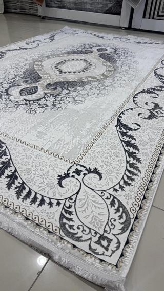 Safyün Halı Kadife KF514 Gri 200 X 290