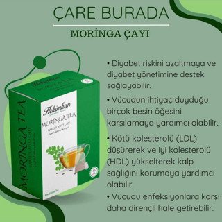 Hekimhan Bitkisel Moringa Çayı 45 Süzen Poşet