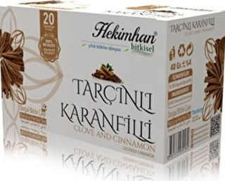 Hekimhan Bitkisel Tarçın Karanfil Çayı 20'Li Süzen Poşet 6 Adet