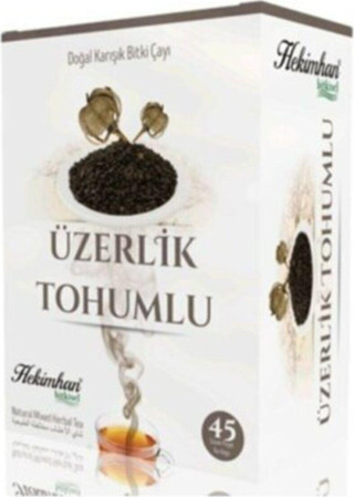 Hekimhan Bitkisel Üzerlik Tohumlu 45'Li Süzen Poşet Çay Sallama Bitki Çay, Demleme Bitki Çayı