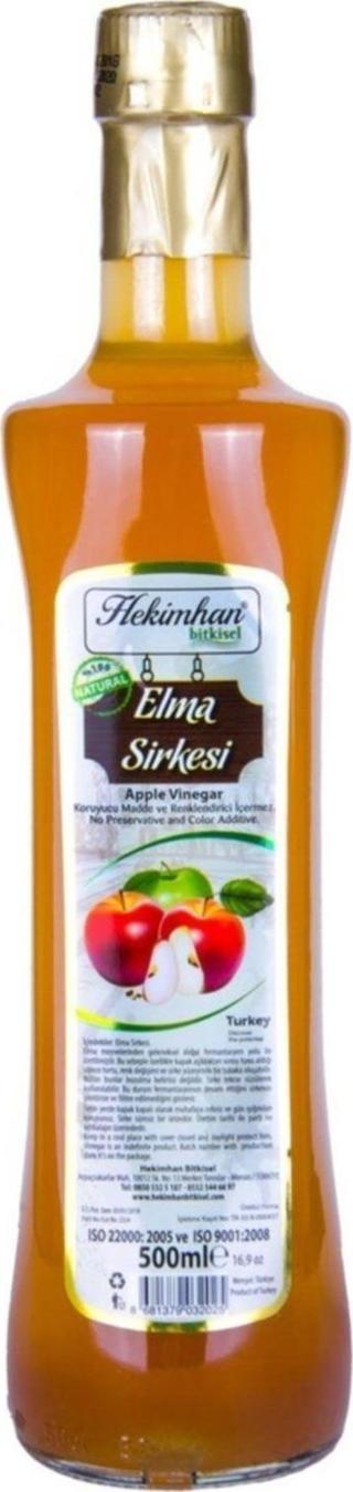 Hekimhan Bitkisel Doğal Elma Sirkesi 500 Ml