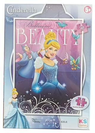 Disney Princess Disney Channel Cinderella Çocuk Puzzle 50 Parça