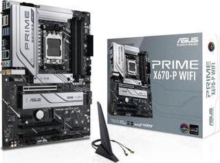 ASUS Prıme X670-p Wıfı Amd X670 Soket Am5 Ddr5 6400mhz(oc) M.2 Anakart
