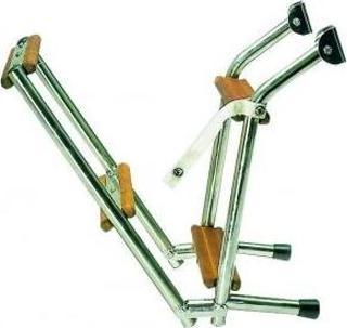 Katlanır merdiven. 3 Basamak Basamaklar iroko Boy 61cm