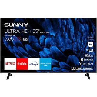 Sunny SN55FMN252 4K Ultra HD 55'' 140 Ekran Uydu Alıcılı webOS Smart LED TV