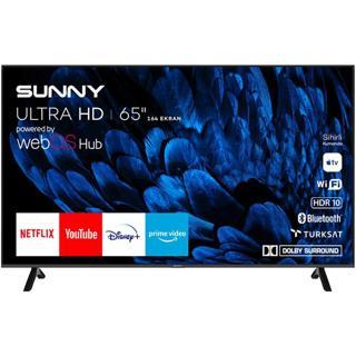 Sunny SN65FMN252 Frameless 65'' 164 Ekran 4K webOS 2.0 Smart Wifi Led TV
