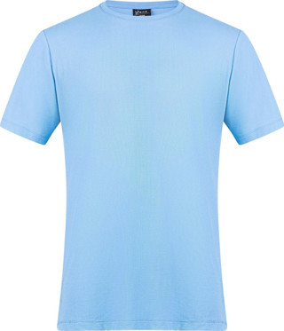 2AS Kalei Sıfır Yaka T-Shirt Mavi