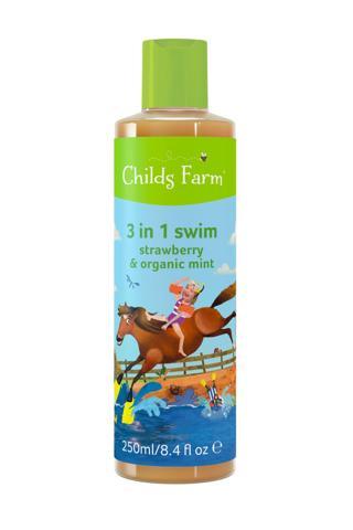 Childs Farm Çilek ve Organik Nane Özlü 3'ü 1 Arada Yüzme Sonrası Çocuk Şampuan 250ml
