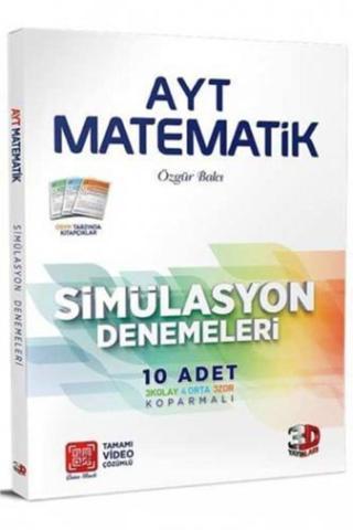 3D AYT SİMÜLASYON MATEMATİK DENEME/ ÇÖZÜM