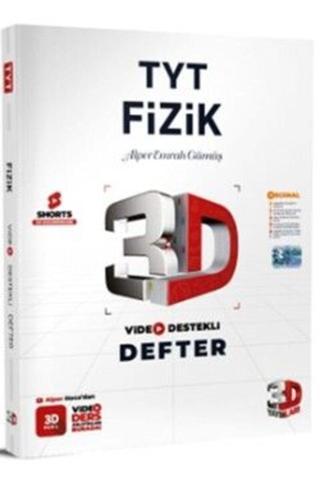 3D Tyt Fizik Defter Video Destekli 3D Yayınları
