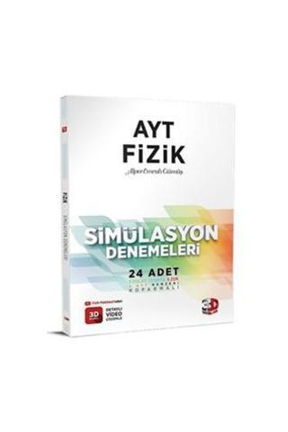 3D-Ayt 24'lü Fizik Simülasyon Deneme - 3D Yayınları