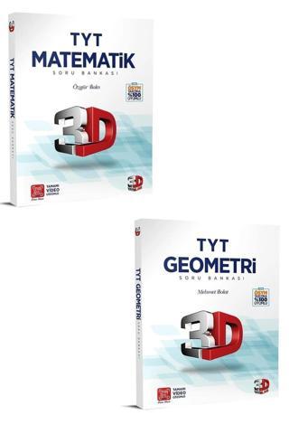 3D Tyt Matematik - Tyt Geometri Soru Bankaları Ikili Set