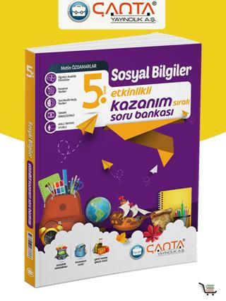 5.Sınıf Sosyal Bilgiler Etkinlikli Kazanım Soru Bankası - Çanta Yayınları