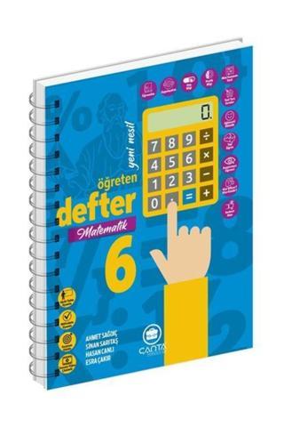 6.Sınıf Defter Matematik Okula Yardımcı Öğreten Defter 20 - Çanta Yayınları