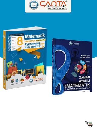 8.Sınıf Matematik Etkinlikli ve Zaman Ayarlı Soru Bankası Seti 2 Kaynak - Çanta Yayınları