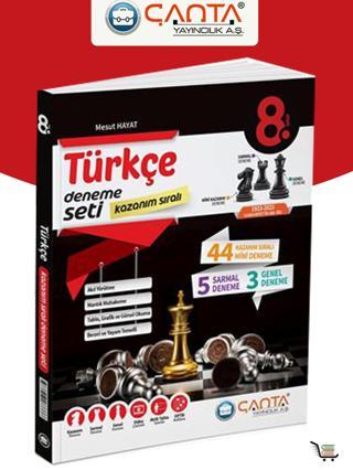 Çanta 8. Sınıf Mini Türkçe Kazanım Sıralı Deneme Seti - Çanta Yayınları