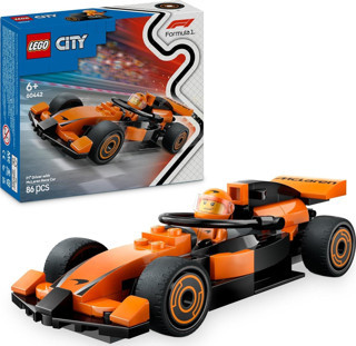 Lego City Mclaren Yarış Arabalı F1 Sürücüsü 60442-6 Yaş Ve Üzeri Çocuklar Için Mini Yarış Arabası İç