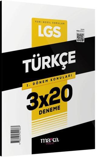 LGS Türkçe 3 Deneme - 1. Dönem - Marka Yayınları