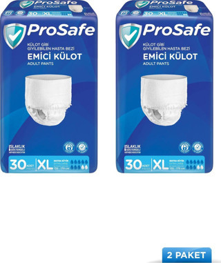Prosafe Emici Külot X Large Ekstra Büyük Boy 60 Adet Xl