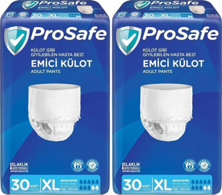 Prosafe Emici Külot Hasta Bezi Xl-Extra Large 60 Adet (2Pk*30)