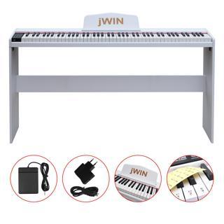 Jwin SDP-88 Tuş Hassasiyetli 88 Tuşlu Piyano (Beyaz)