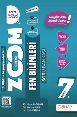 7. Sınıf Zoom Serisi Fen Bilimleri Soru Bankası - Ersin Eroğlu - Günay Yayıncılık