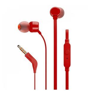 JBL T110 Mikrofonlu Kablolu Kulak İçi Kulaklık Kırmızı