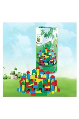 Karsan Oyuncak Woody 100 Parça Küçük Kovalı Bloklar