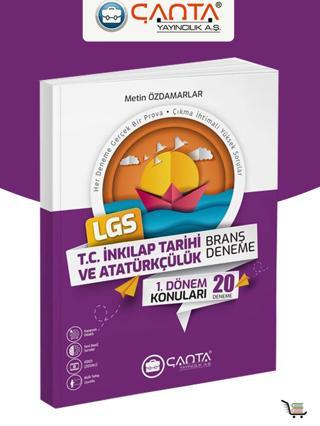 Çanta LGS TC İnkilap Tarihi ve Atatürkçülük 1.Dönem Branş Deneme - Çanta Yayınları