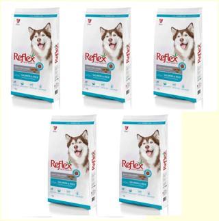 Reflex Somonlu ve Pirinçli Yetişkin Köpek Maması 3kg*5 ADET