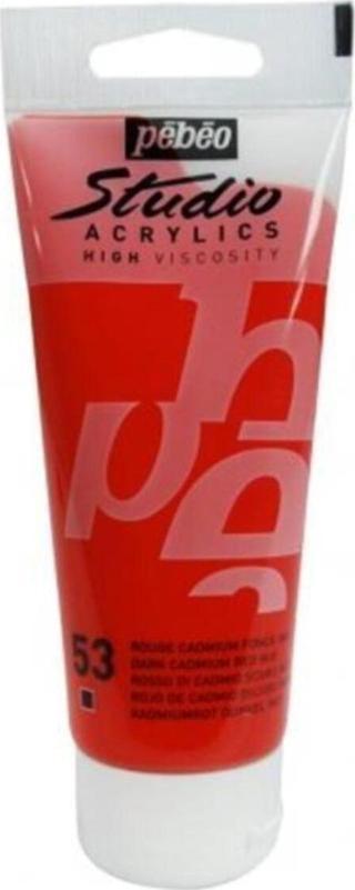 Pebeo Studıo Akrilik Boya 100 Ml Dark Cadmium Red